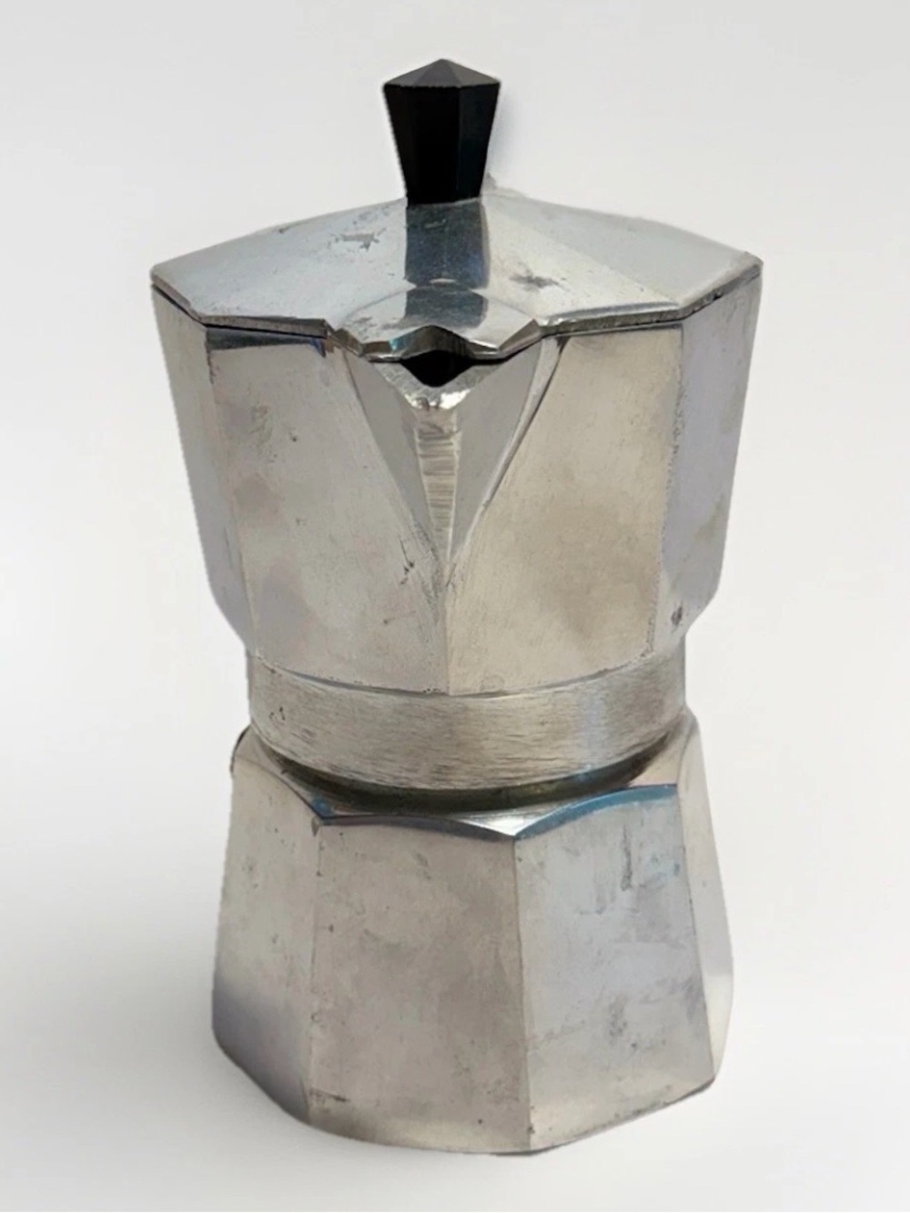 Vintage Small 1 Cup Stove Top Expresso Maker Aluminum - Picture 2 of 7